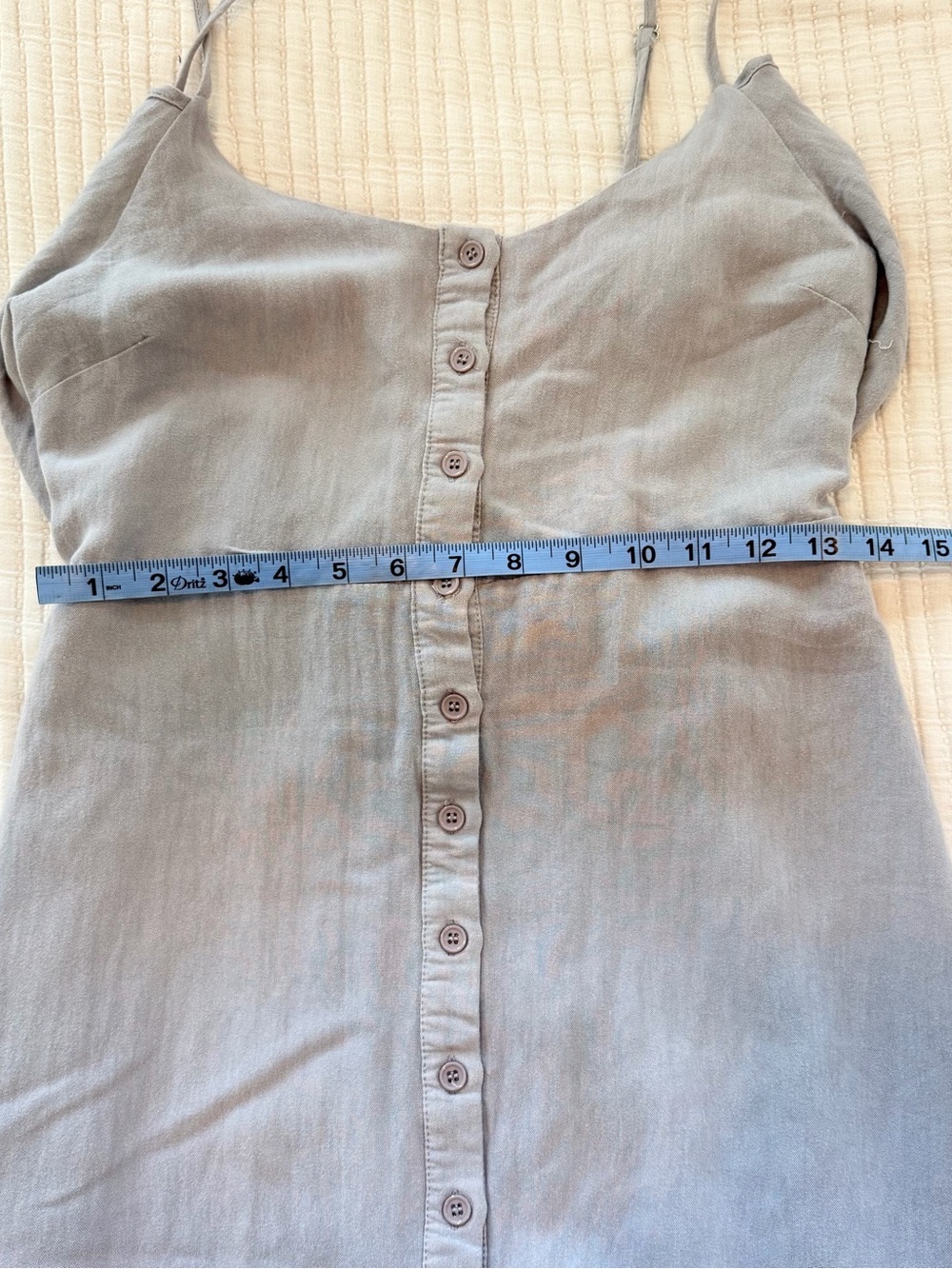 the clothing company Dusty Lavender Smocked Dress - Picture 10 of 11